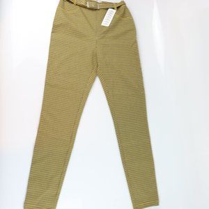 NWT Urban Outfitters Pattern Yellow Blue Pants Women's Sz 6